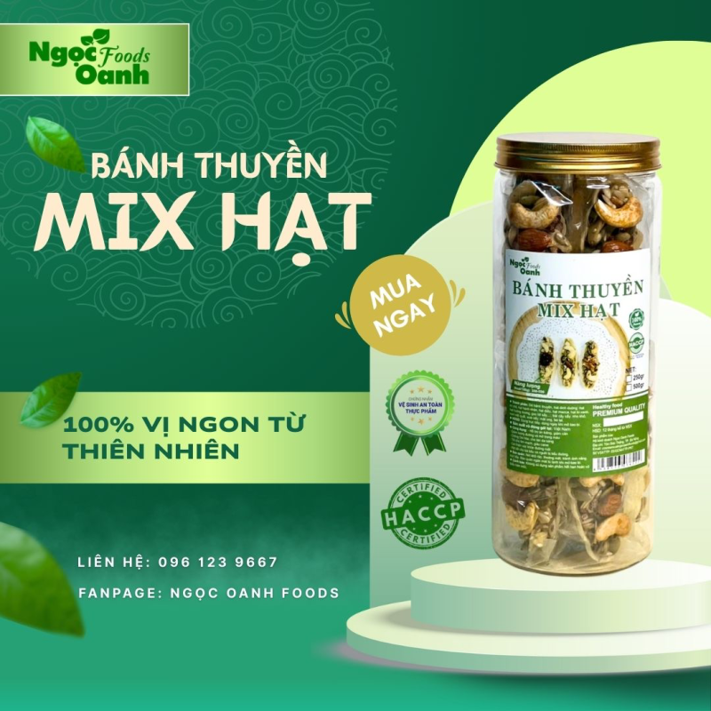Bánh Thuyền Mix Hạt