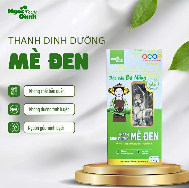 thanh dinh dưỡng mè đen